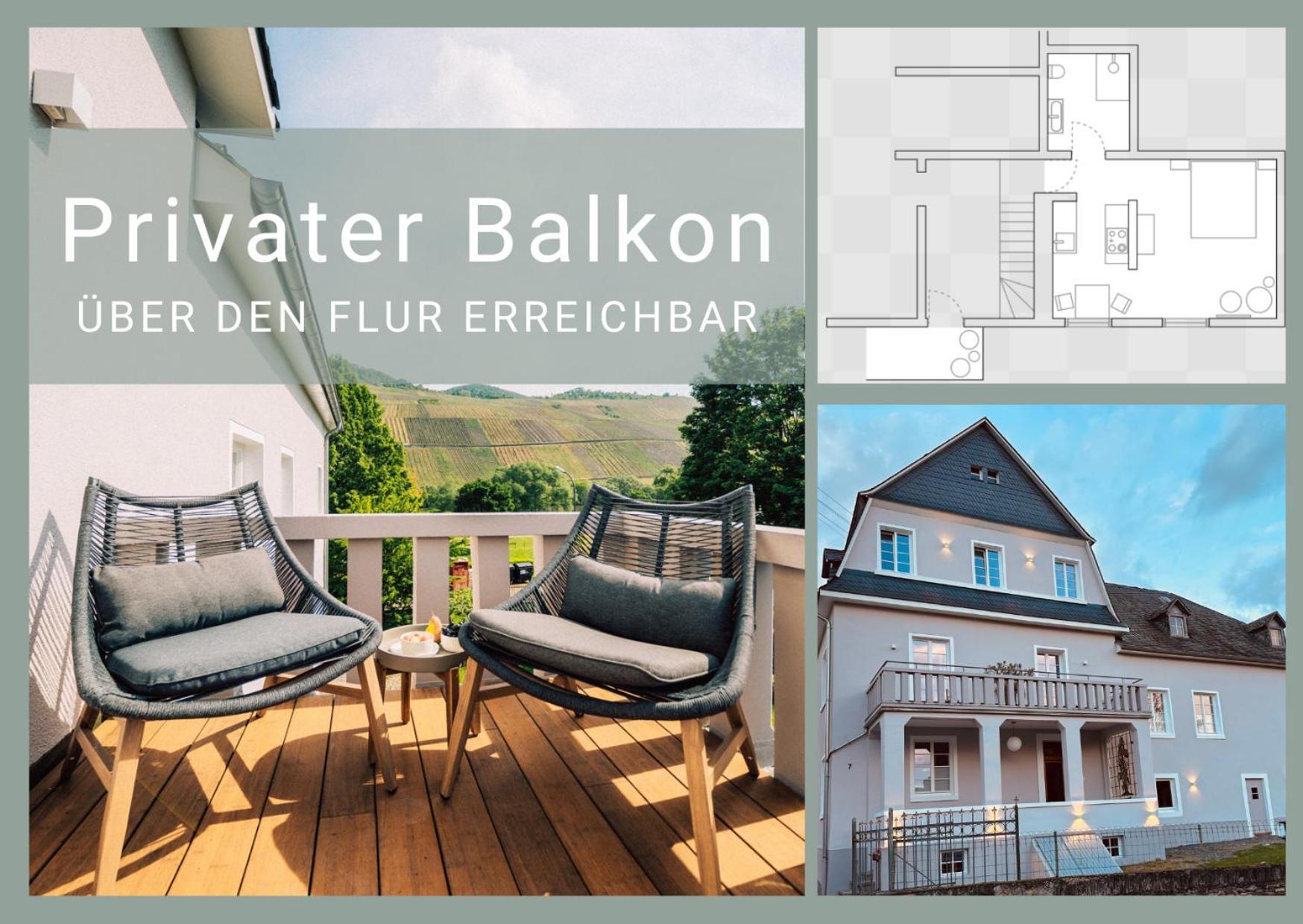 Gut Foersterlay - Exklusive Boutique Apartments Im Historischen Winzerhaus Direkt An Der Mosel Lösnich Eksteriør bilde